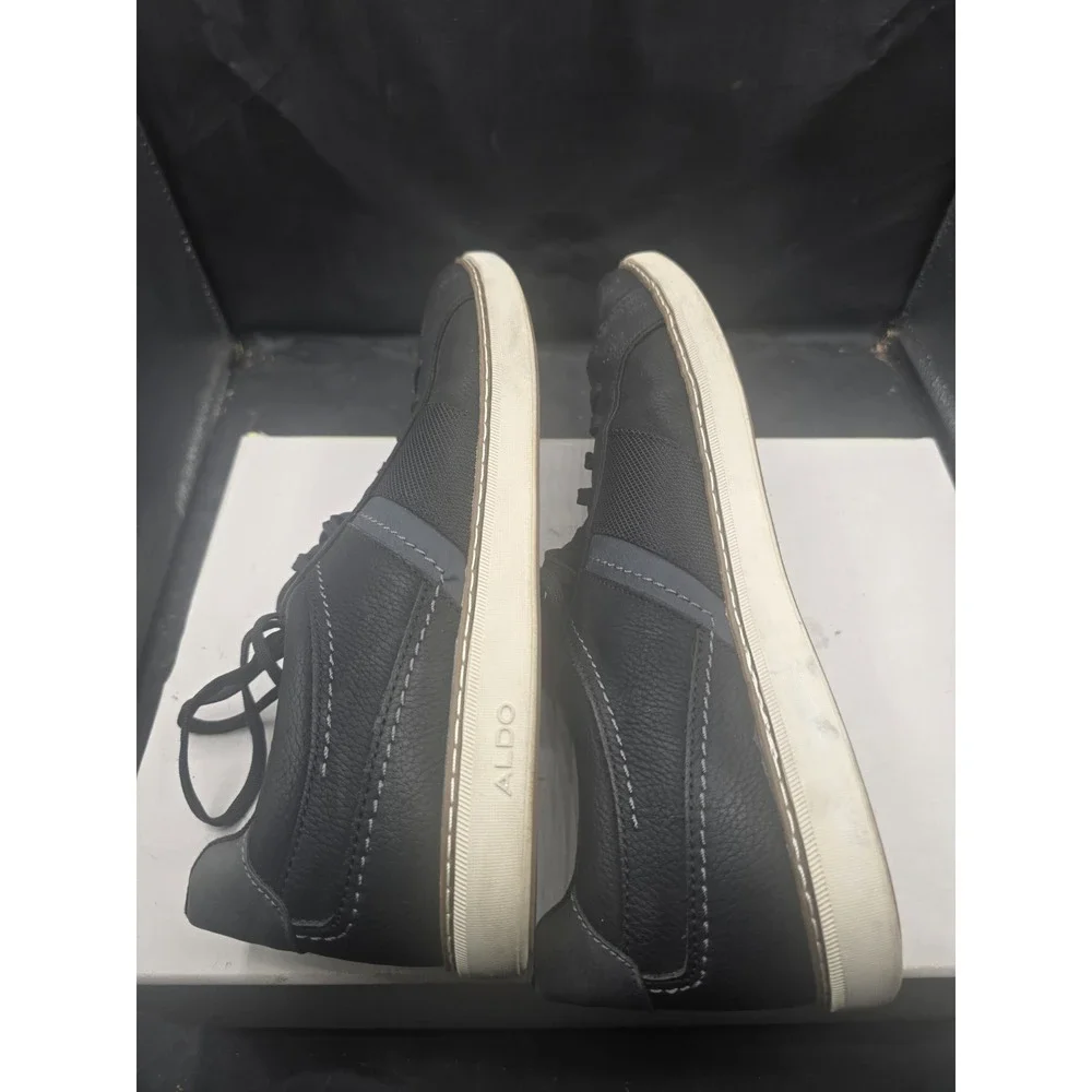 Aldo Men's Shoes Black White‎ Vilasen Oxford Size 12 Medium NEW